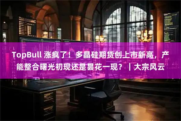 TopBull 涨疯了！多晶硅期货创上市新高，产能整合曙光初现还是昙花一现？｜大宗风云
